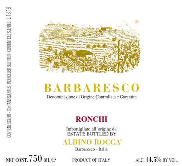 2019 Albino Rocca Barbaresco Ronchi