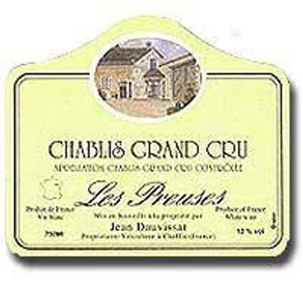 2019 Caves Jean et Sébastien Dauvissat Chablis Les Preuses