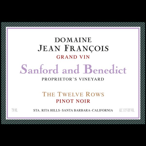 2019 Domaine Jean Francois Sanford and Benedict The Twelve Rows Pinot Noir