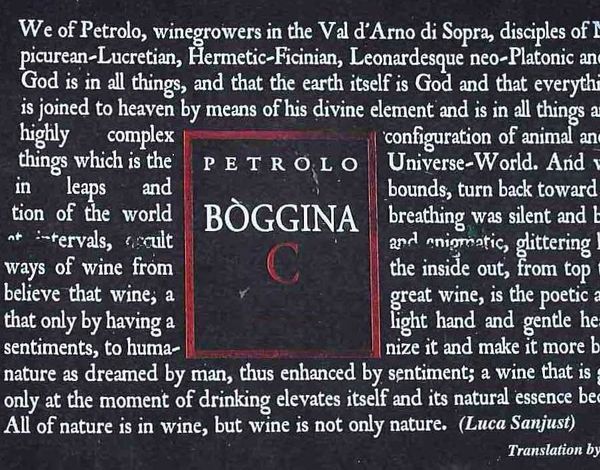2018 Petrolo Bòggina C