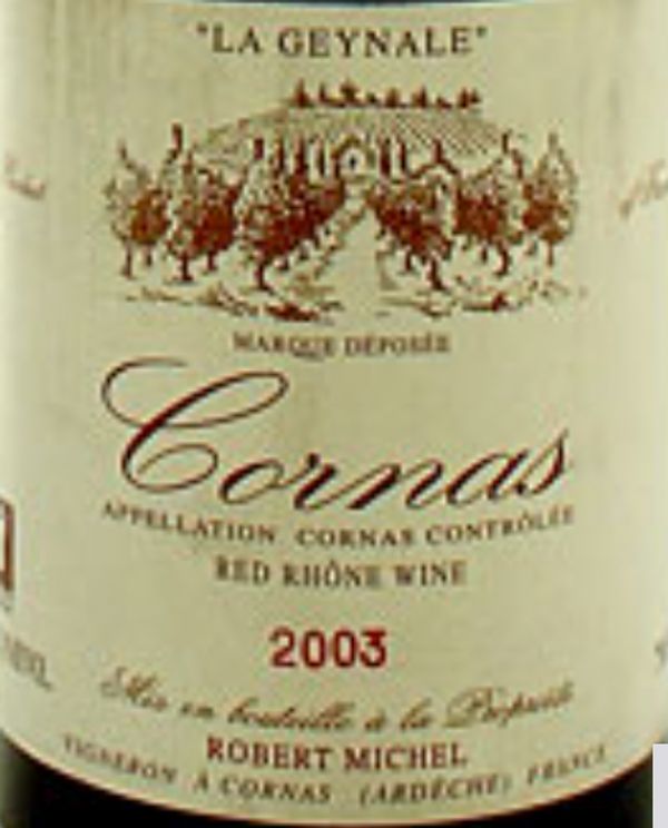 2003 Robert Michel Cornas La Geynale