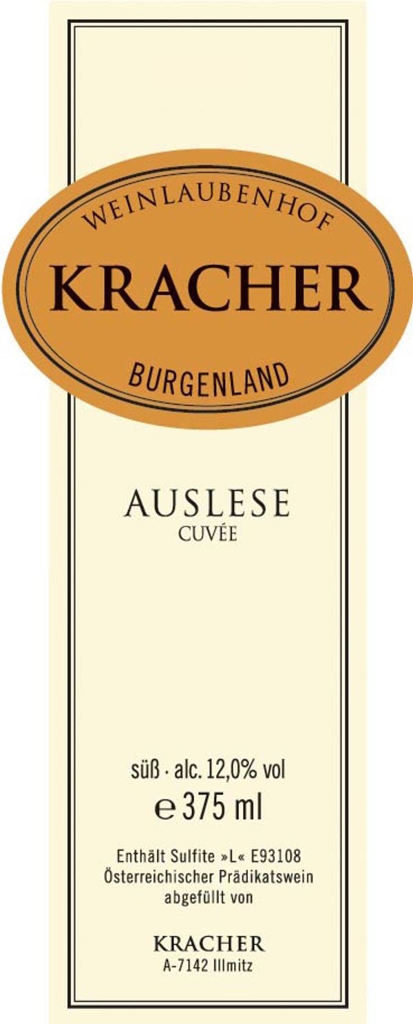 2018 Kracher Auslese Cuvée