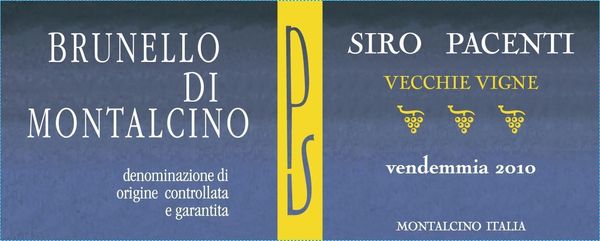 2010 Siro Pacenti Brunello di Montalcino Vecchie Vigne
