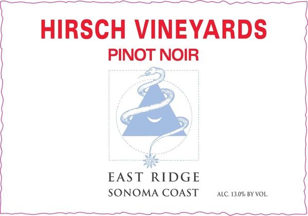 2012 Hirsch Vineyards East Ridge Pinot Noir