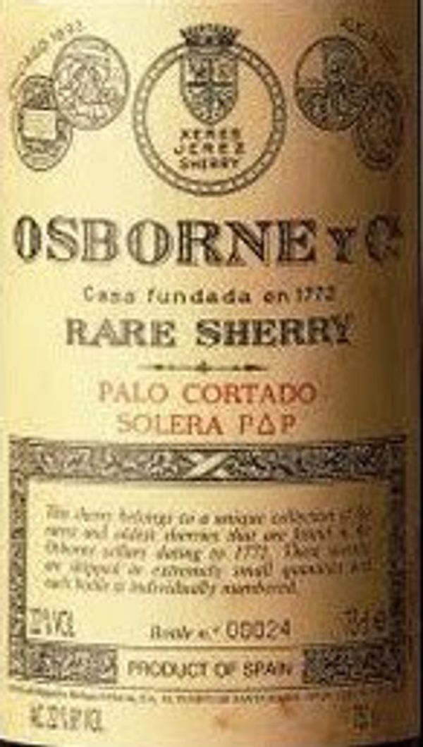 Osborne Rare Sherry Palo Cortado Solera PΔP
