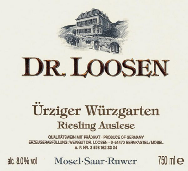 2019 Dr. Loosen Ürziger Würzgarten Riesling Auslese