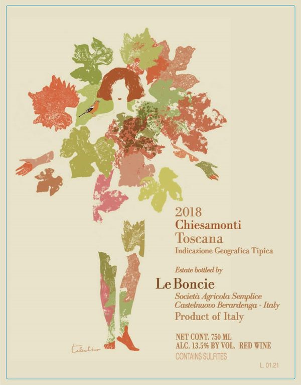 2019 Podere le Boncie Chiesamonte Rosso di Toscana