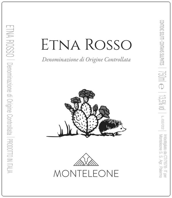 2019 Monteleone Etna Rosso