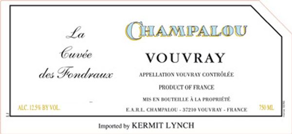 2021 Champalou Vouvray La Cuvée des Fondraux