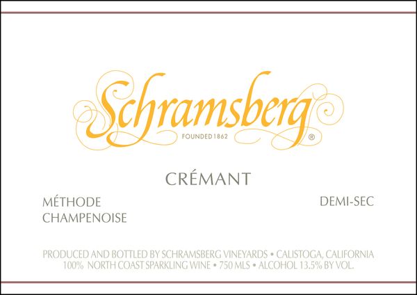 2018 Schramsberg Crémant Demi-Sec