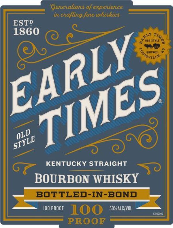 Early Times Bottled in Bond Kentucky Straight Bourbon Whiskey