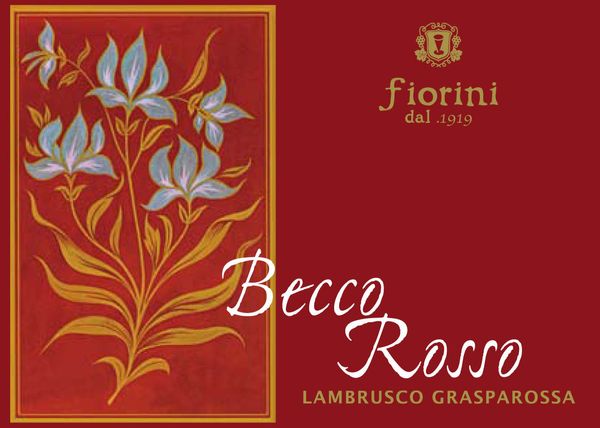 2021 Fiorini Lambrusco Grasparossa Becco Rosso