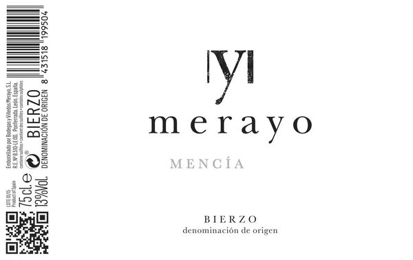 2019 Merayo Bierzo Mencía
