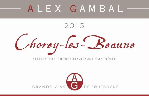 2015 Maison Alex Gambal Chorey-Les-Beaune
