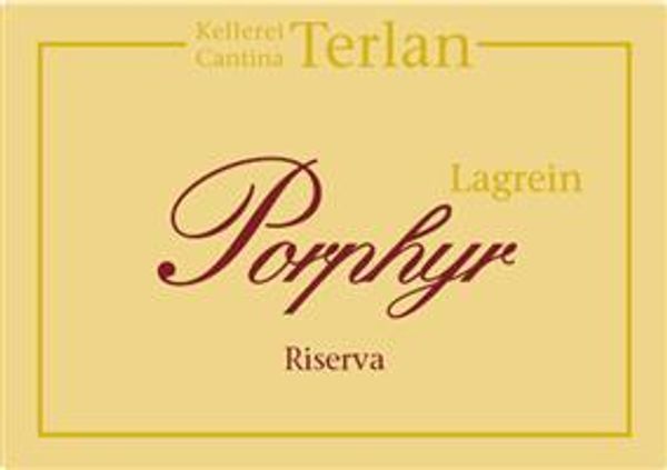 2020 Cantina Terlan Porphyr Riserva Lagrein
