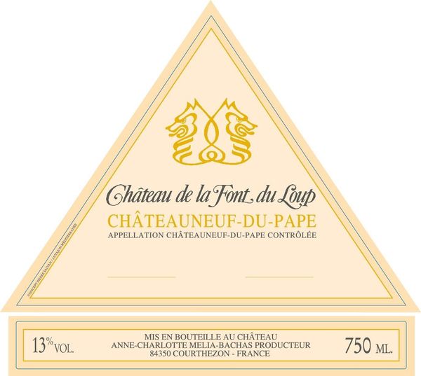 2021 Château de la Font du Loup Châteauneuf-du-Pape Blanc