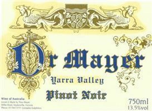 2021 Timo Mayer Dr. Mayer Pinot Noir