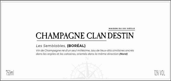Clandestin Les Semblables Boreal Brut Nature
