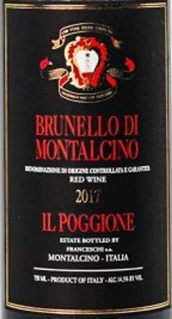 2017 Il Poggione Brunello di Montalcino