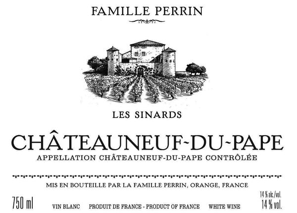 2020 Famille Perrin Châteauneuf-du-Pape Les Sinards Blanc