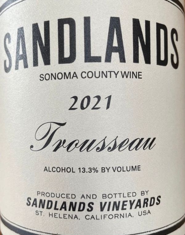 2021 Sandlands Trousseau