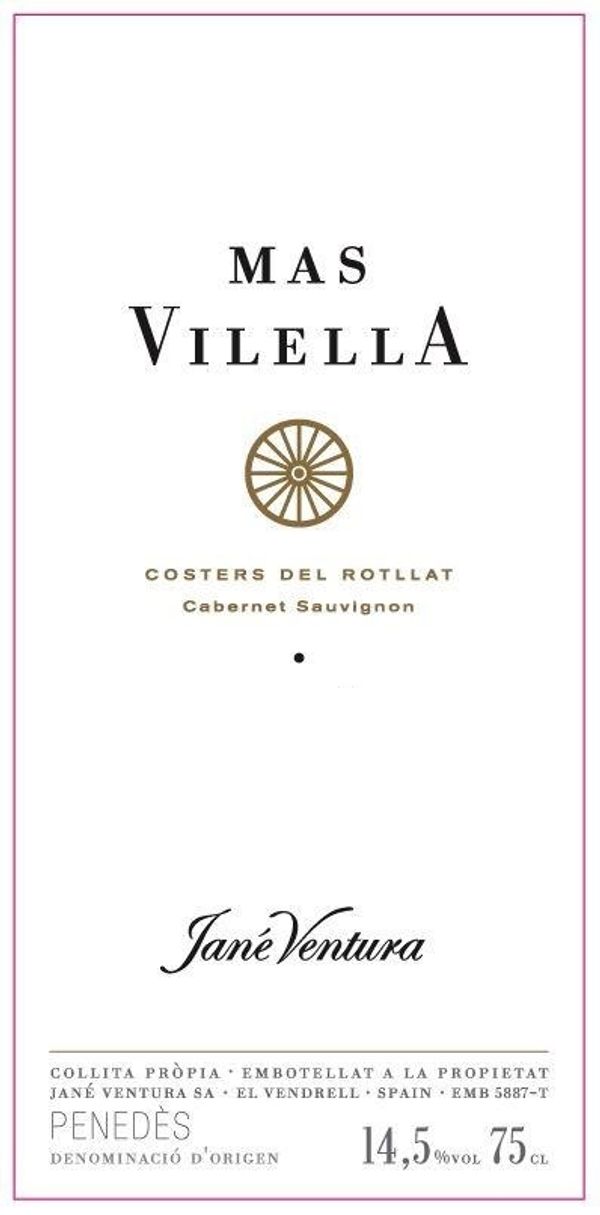 2016 Jané Ventura Mas Vilella Cabernet Sauvignon