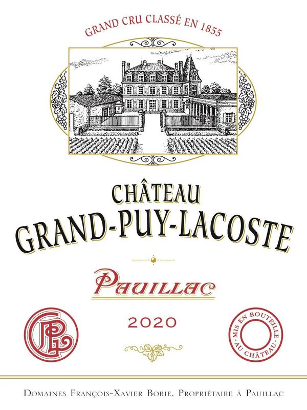 2020 Château Grand-Puy-Lacoste Pauillac