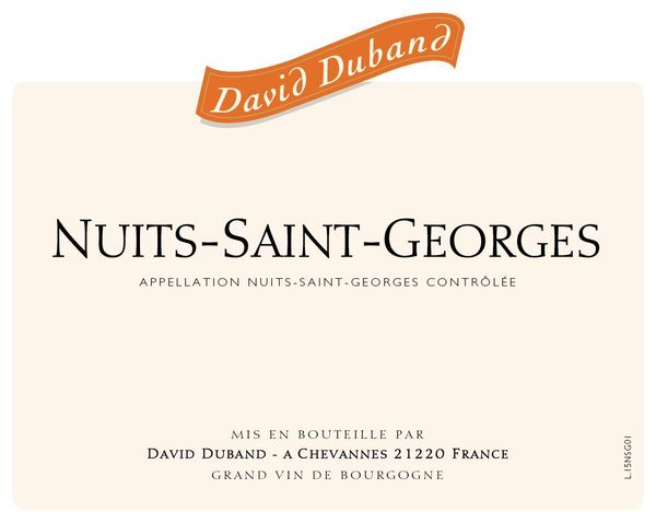 2020 David Duband Nuits-St-Georges