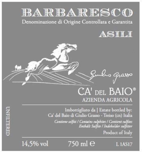 2019 Ca' del Baio Barbaresco Asili