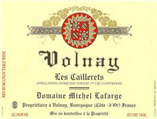 2016 Domaine Michel Lafarge Volnay Les Caillerets