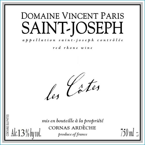 2021 Domaine Vincent Paris Saint-Joseph les Côtes