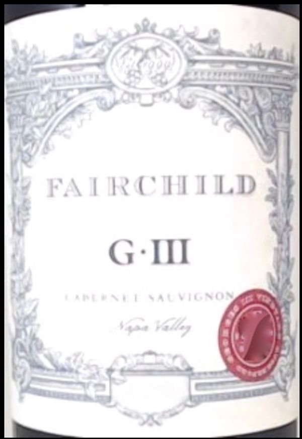 2014 Fairchild George III Cabernet Sauvignon