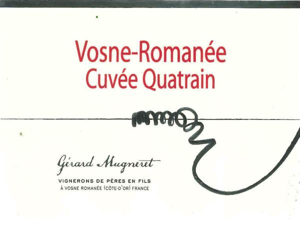 2019 Domaine Gérard Mugneret Vosne-Romanée Cuvée Quatrain