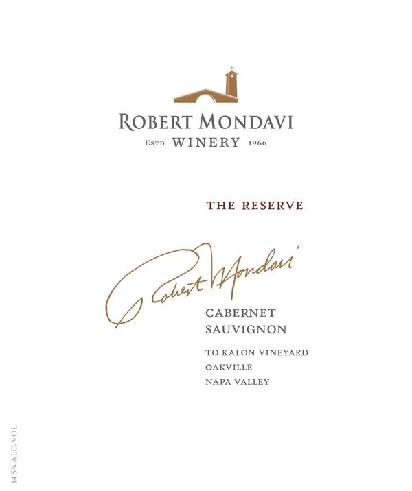 2018 Robert Mondavi Winery Reserve To Kalon Vineyard Cabernet Sauvignon