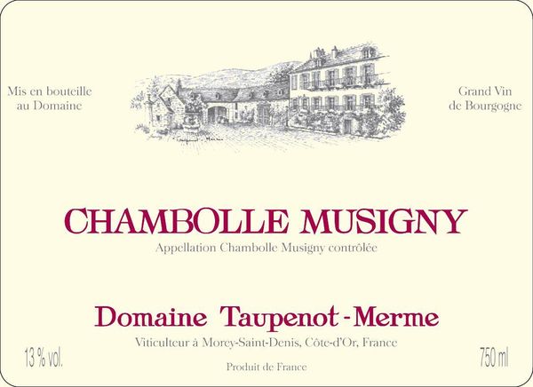2020 Domaine Taupenot-Merme Chambolle-Musigny