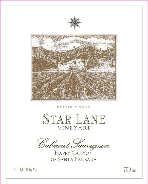 2018 Star Lane Vineyard Happy Canyon of Santa Barbara Cabernet Sauvignon