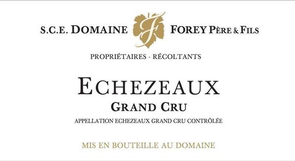 2020 Domaine Forey Père et Fils Echézeaux