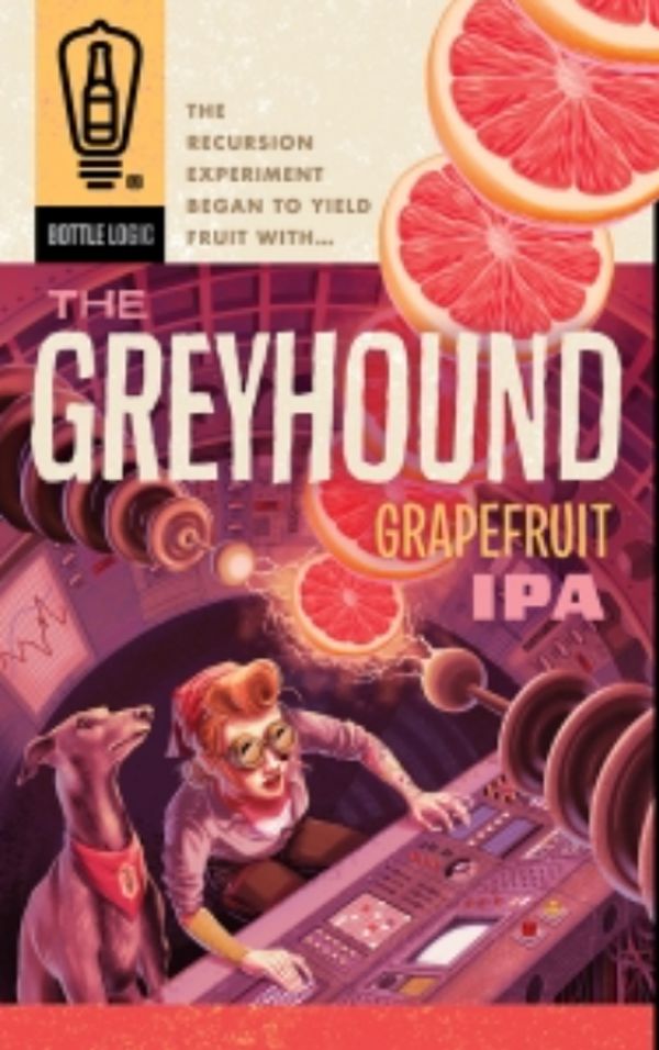 Bottle Logic Brewing Logic Greyhound IPA 10% abv 16oz