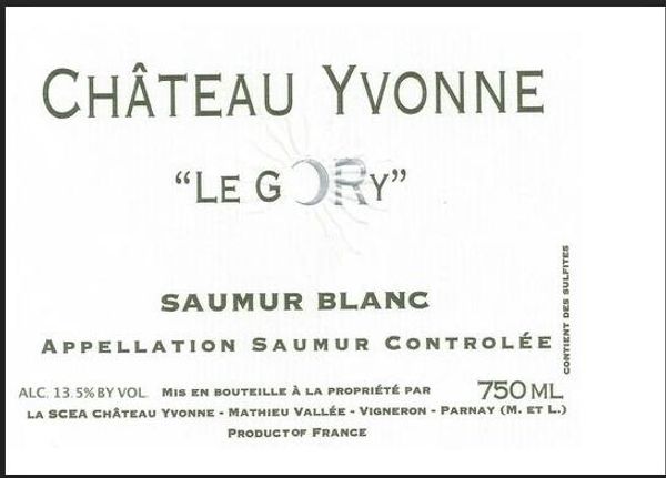 2020 Château Yvonne Saumur Blanc Le Gory