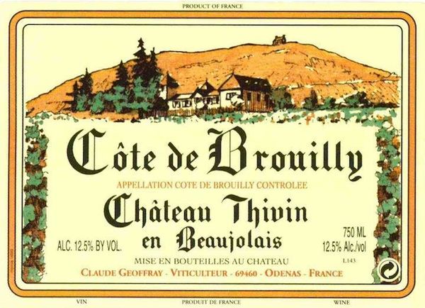 2021 Château Thivin Côte de Brouilly