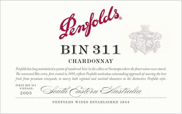 2020 Penfolds Bin 311 Chardonnay
