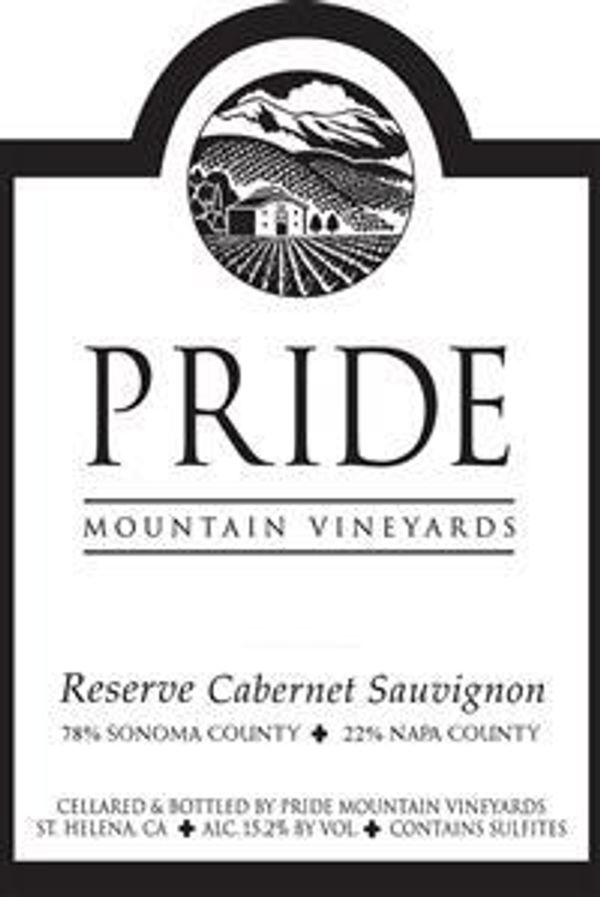 2008 Pride Mountain Vineyards Reserve Cabernet Sauvignon