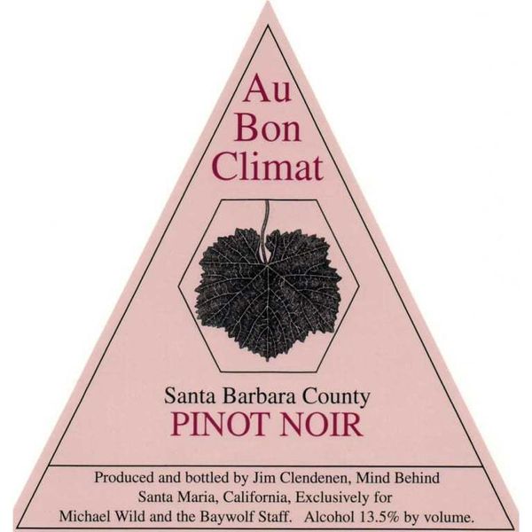 2021 Au Bon Climat Santa Barbara County Pinot Noir