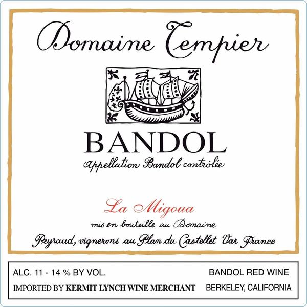 2020 Domaine Tempier Bandol La Migoua
