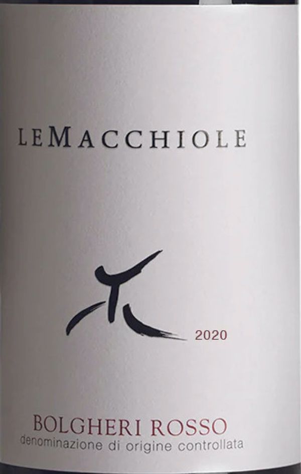2020 Le Macchiole Bolgheri Rosso