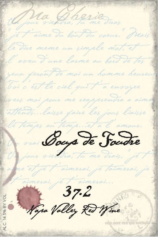 2011 Coup de Foudre 37.2 Red Wine