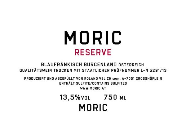 2017 Moric Reserve Blaufränkisch