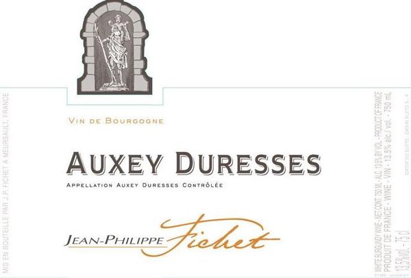 2018 Domaine Jean-Philippe Fichet Auxey-Duresses Blanc