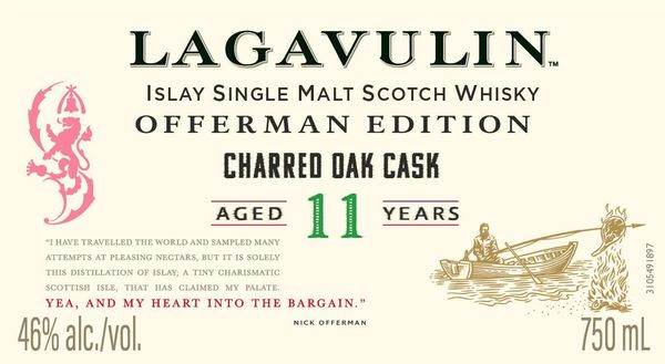 Lagavulin 11 Year Old Offerman Charred Oak Cask Single Malt Scotch Whisky