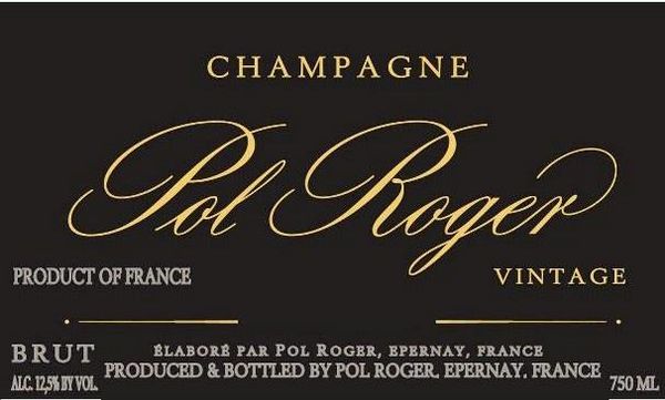2015 Pol Roger Champagne Brut Vintage